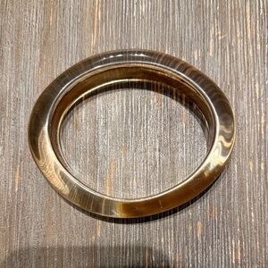 Brown Acrylic Bangle Bracelet